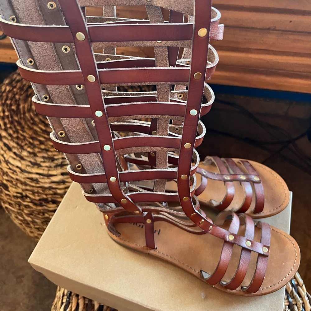 3 pairs of shoes. Gladiator sandals , Mk espadrille and Madden girl heels
